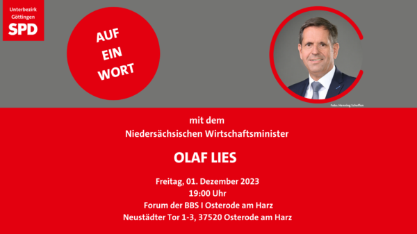 Auf ein Wort mit Olaf Lies